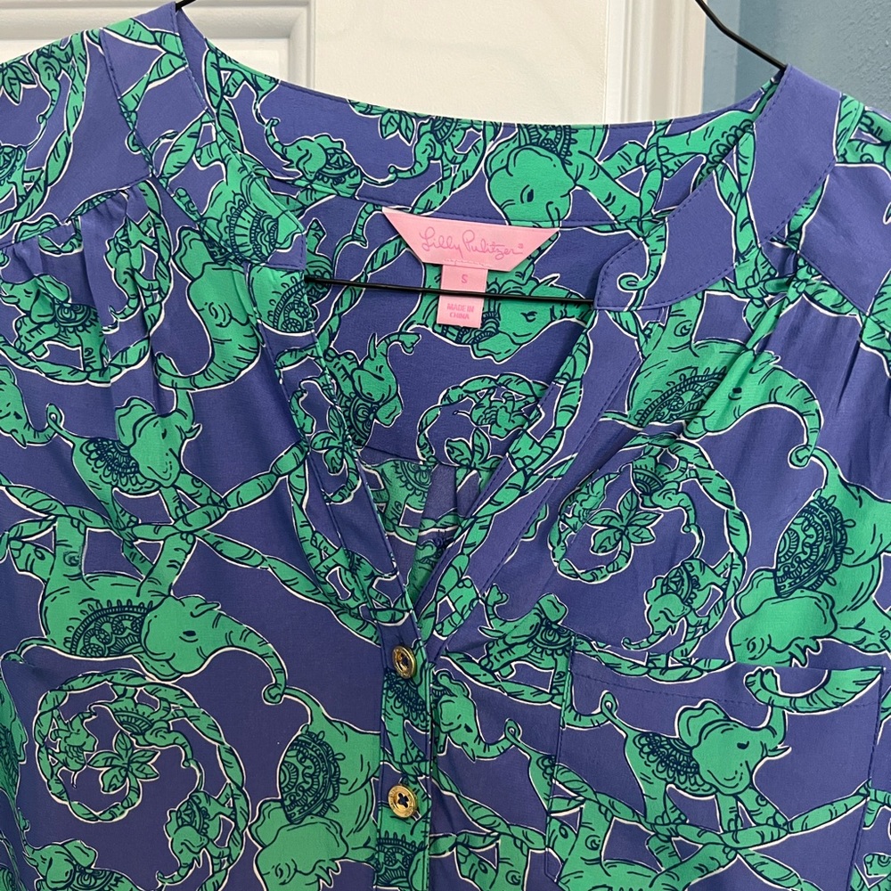 Lilly Pulitzer Patterned Blouse